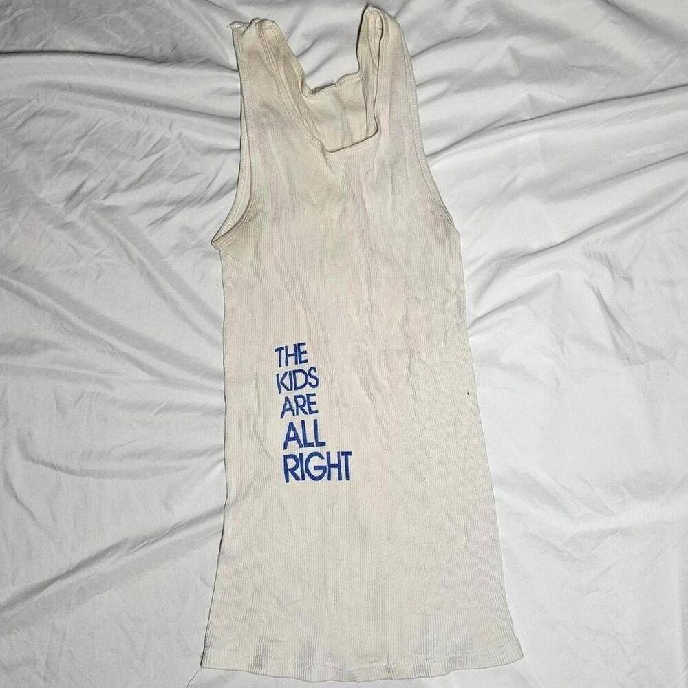 the kids are alright white 2010 movie promo tank top